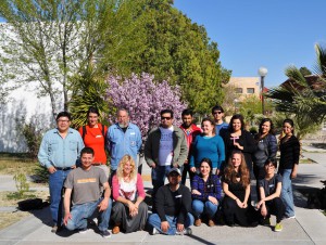 El grupo de viaje en el taller de preparacion en Juarez